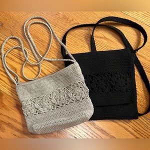 2 Crochet Shoulder Bags